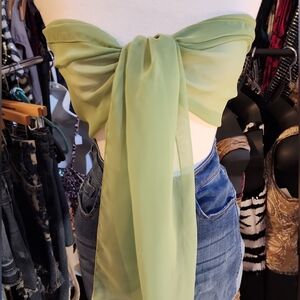 Sage Green Shawl Or Wrap